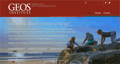 Desktop Screenshot of geosinstitute.org