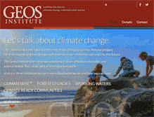 Tablet Screenshot of geosinstitute.org